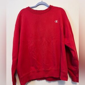 XL Champion pullover red sweatshirt